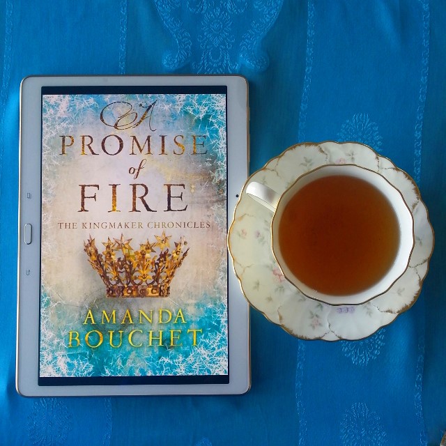 Earl Grey Editing, A Promise of Fire, Amanda Bouchet, books and tea
