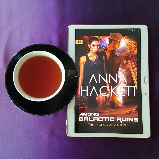 Among Galactic Ruins, Anna Hackett, Earl Grey Editing, books and tea, tea and books, sci-fi romance