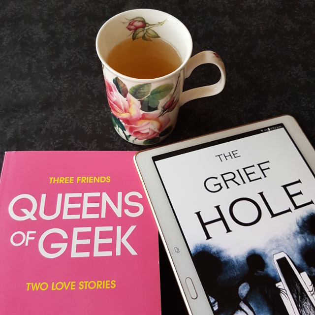 Queens of Geek, Jen Wilde, The Grief Hole, Kaaron Warren, Bout of Books, Earl Grey Editing, tea and books, books and tea.
