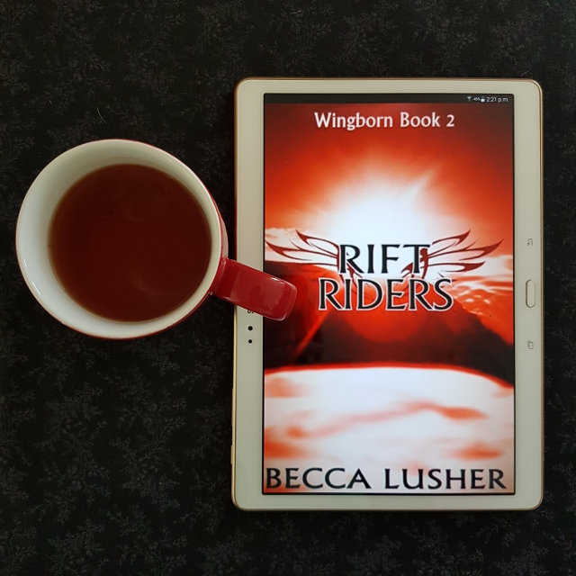 Rift Riders, Becca Lusher, Wingborn, Earl Grey Editing, tea and books, books and tea.