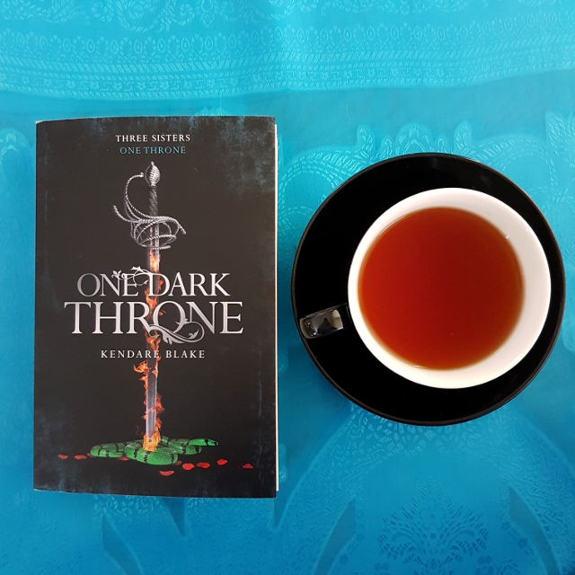One Dark Throne, Kendare Blake, Three Dark Crowns, Earl Grey Editing, books and tea, tea and books