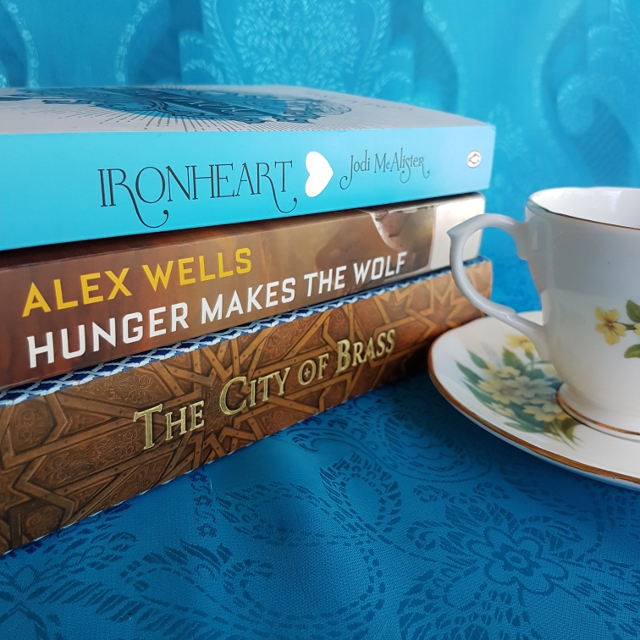 Earl Grey Editing, Bout of Books, Ironheart, Jodi McAlister, Hunger Makes the Wolf, Alex Wells, The City of Brass, S.A. Chakraborty, books and tea, tea and books